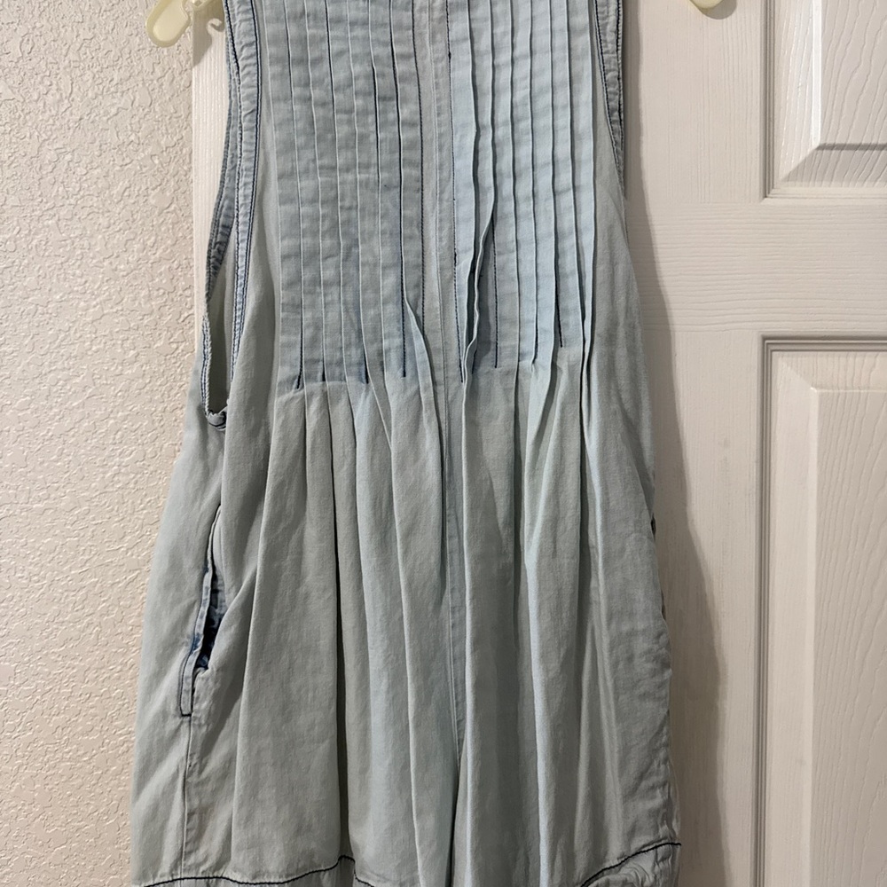 Free People Light Blue Webster romper - Picture 3 of 4